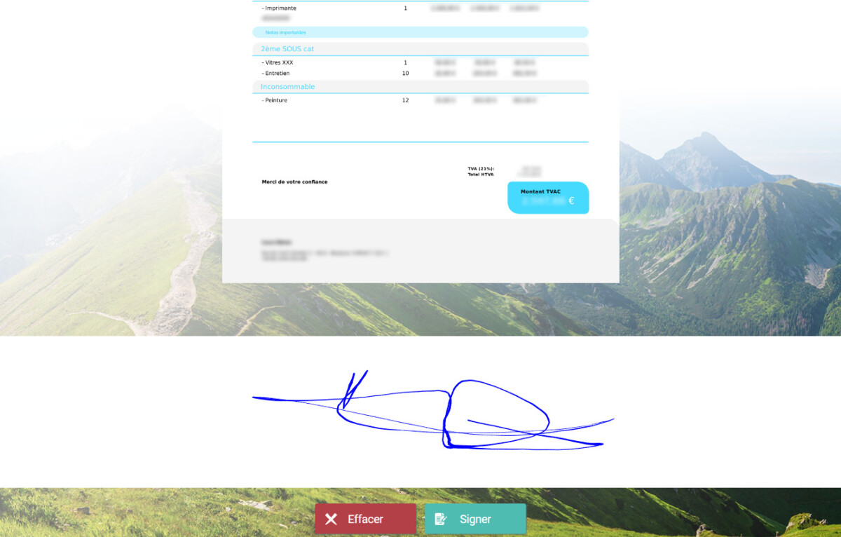 Sherpa CRM - Signature en ligne